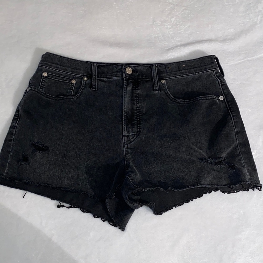 Madewell high rise jean short